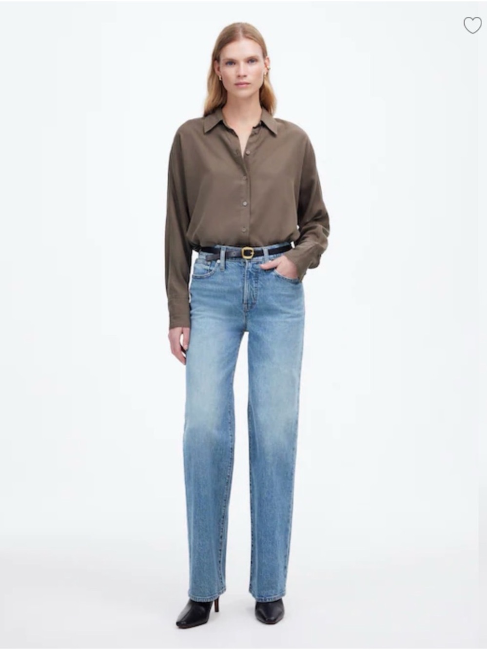 Madewell The Tall Perfect Vintage Wide-Leg • size 28T • NR905